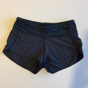 Size 2 Black Lululemon Speedshort